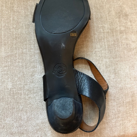 Lucky Brand Black Leather Heels Size 8.5 - Picture 5 of 6